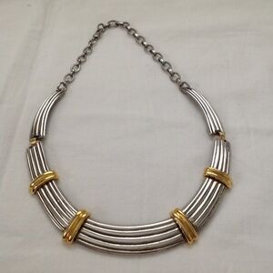 San Tropez Silver/gold necklace/choker